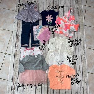 Baby Girls Outfit Bundle sizes 12-18M